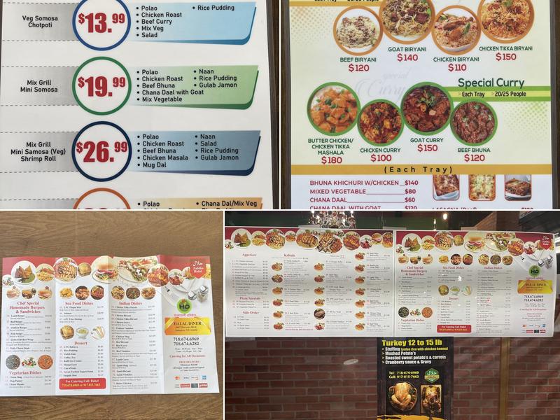 HALAL DINER Menu