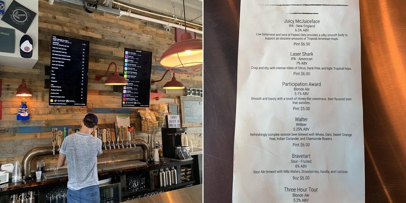 Lower Left Brewing Co. Menu