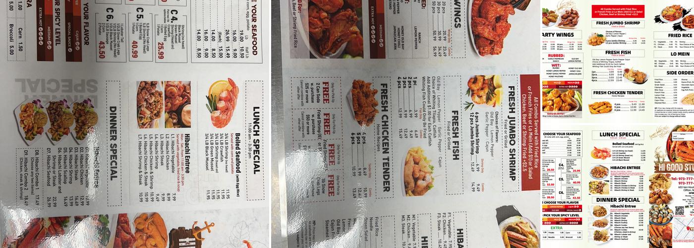 Hi Good Stuff Menu