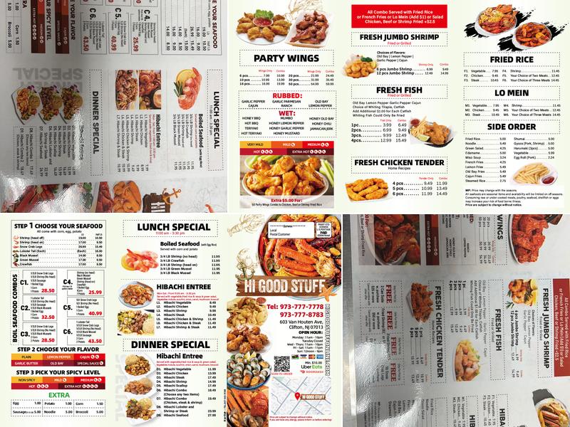 Hi Good Stuff Menu