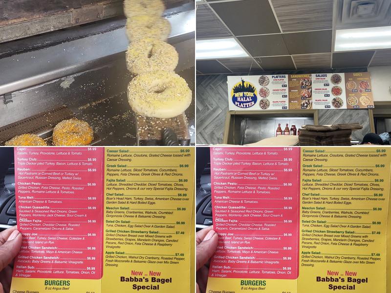 Babba’s Bagel Menu