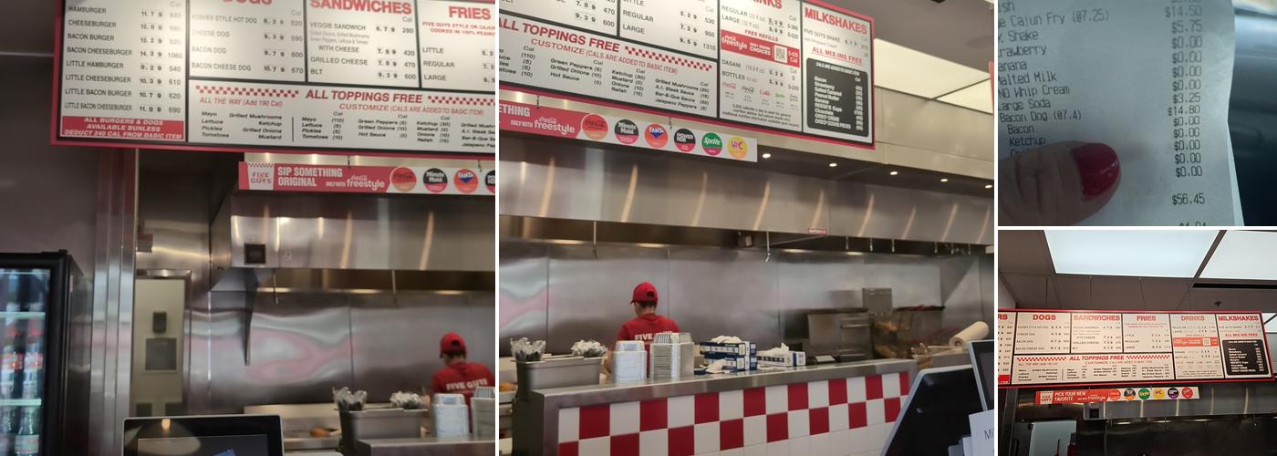 Five Guys Menu