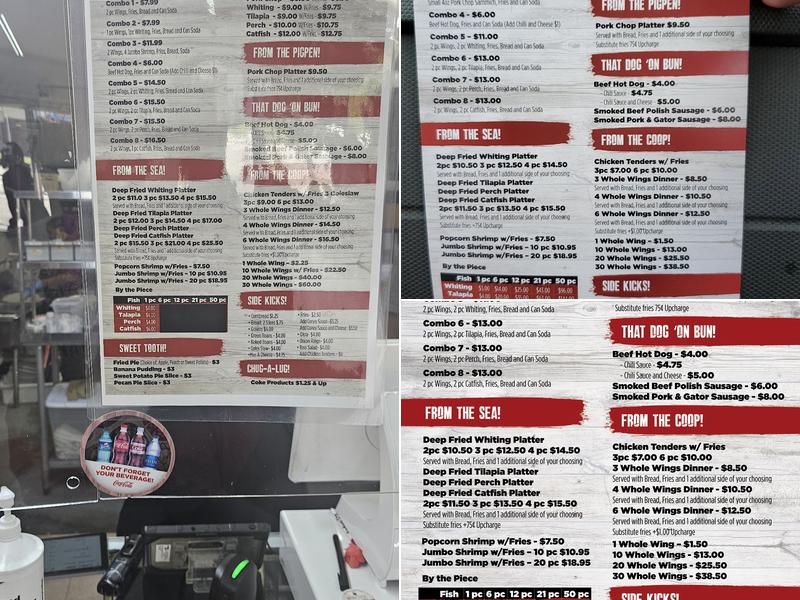 JD's Kitchen Menu