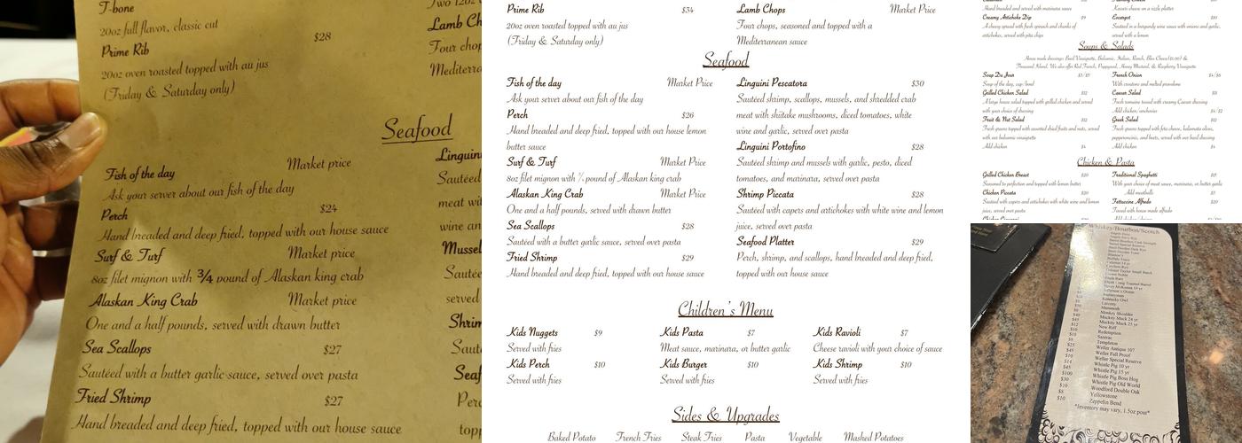 Angelo's Chop House Menu
