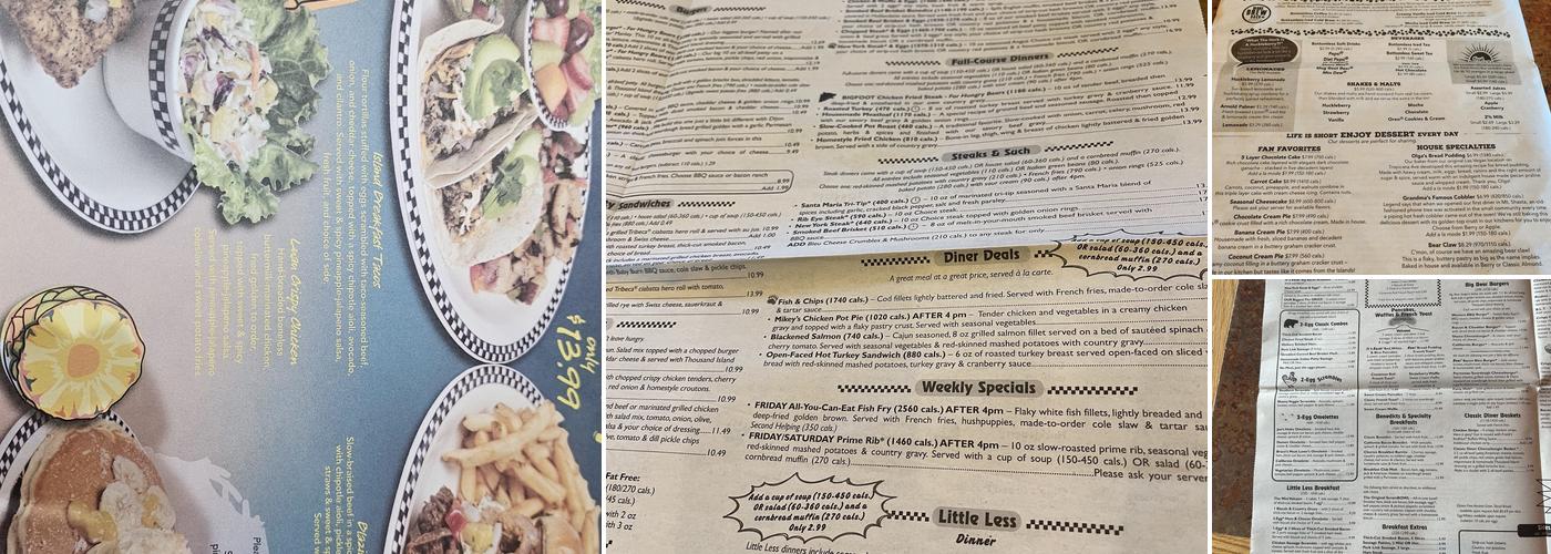 Black Bear Diner League City Menu