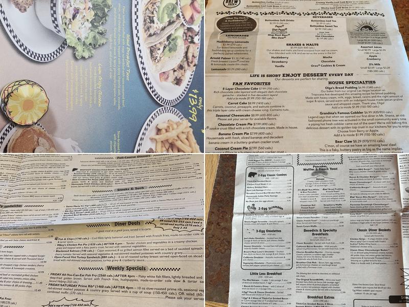 Black Bear Diner League City Menu