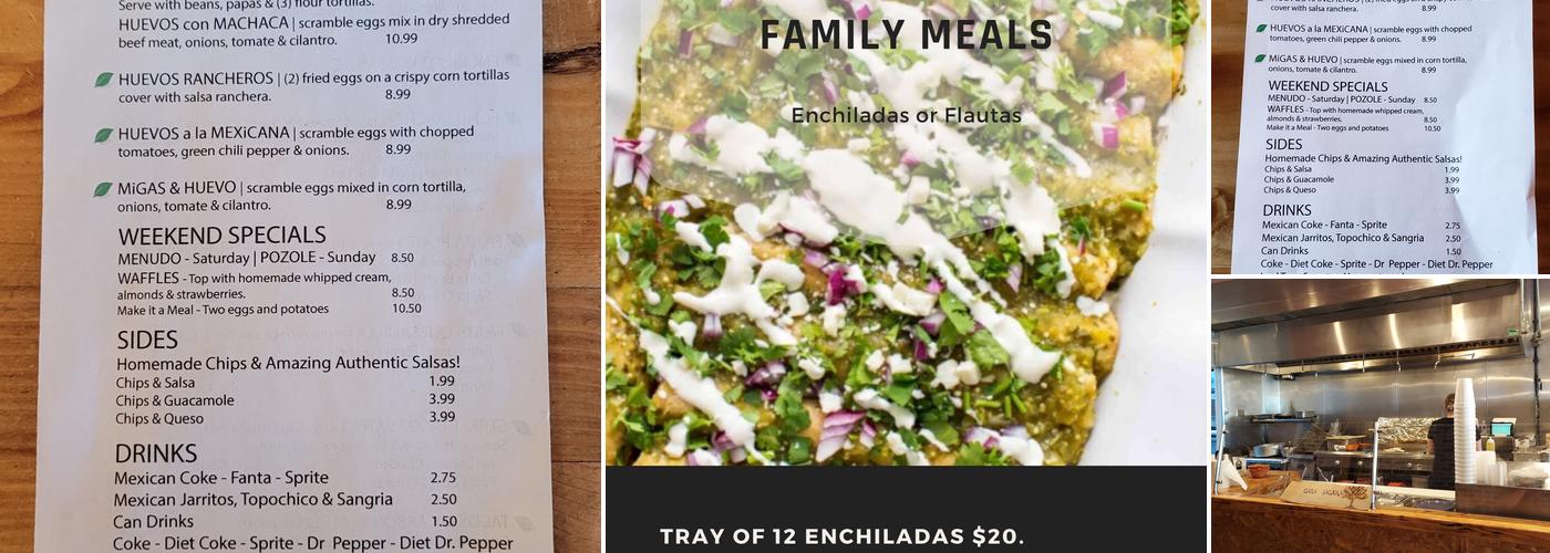 Casa Jacaranda - Cocina Mexicana Mansfield TX Menu