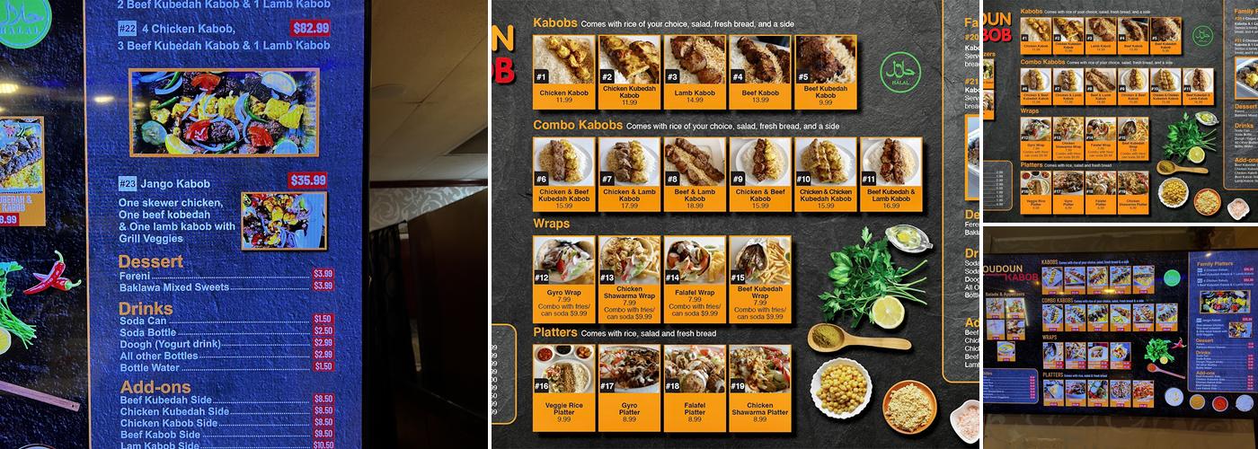 LOUDOUN KABOB Menu