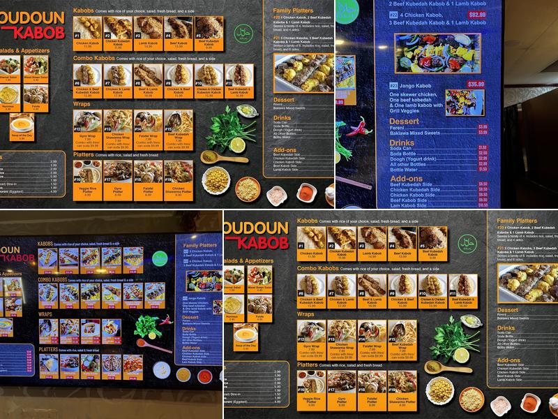 LOUDOUN KABOB Menu