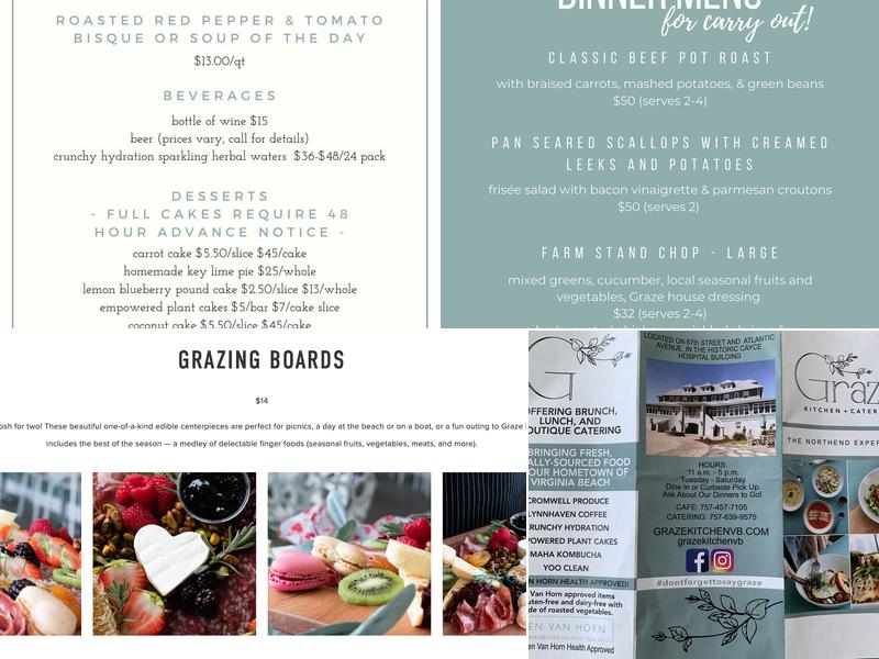 Graze Kitchen Menu