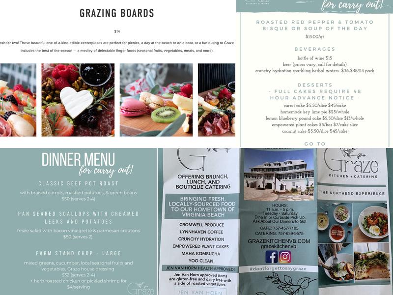 Graze Kitchen Menu