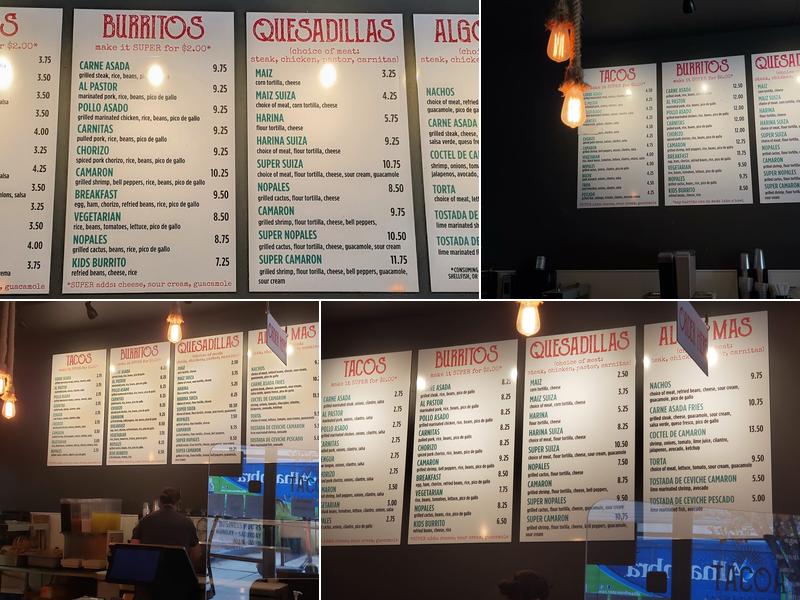 Tacoa | Tacos y Tequila Menu