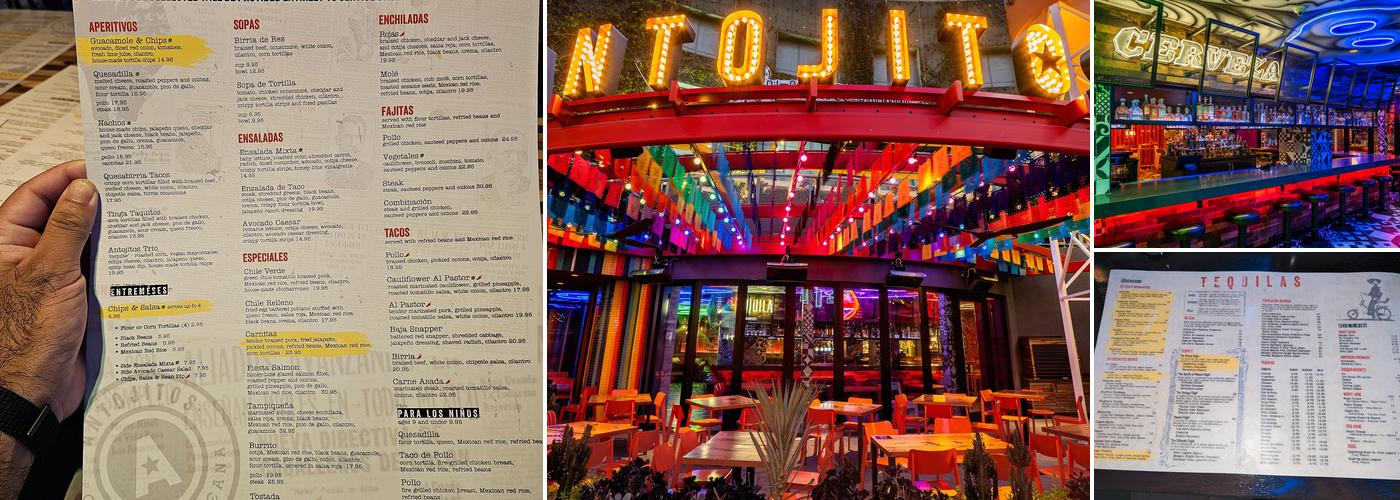 Antojitos Cocina Mexicana Menu