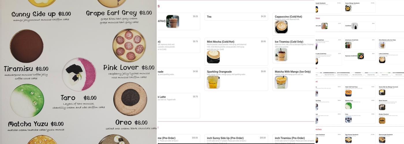 Pillow Talk Menu