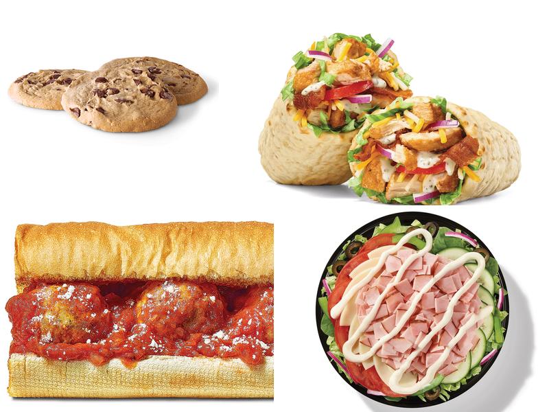 Subway Menu