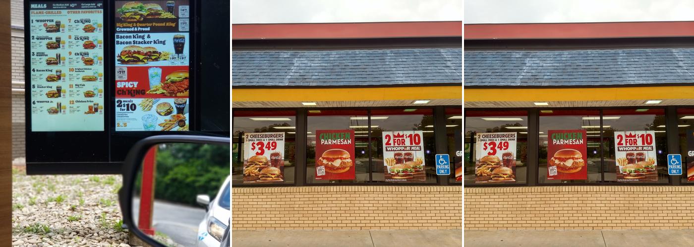 Burger King Menu