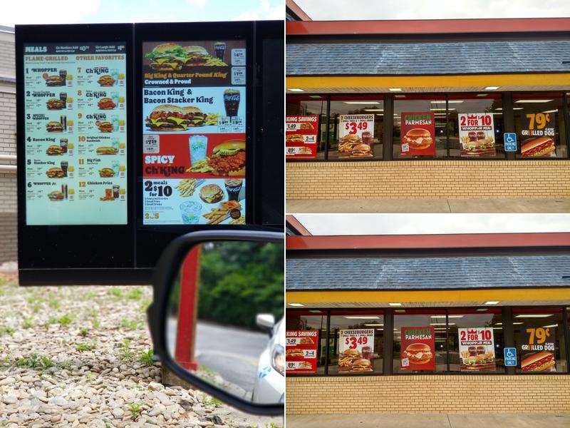 Burger King Menu