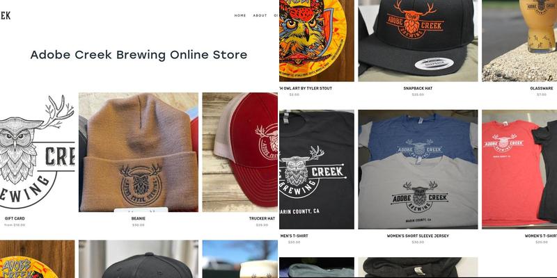 Adobe Creek Brewing Menu