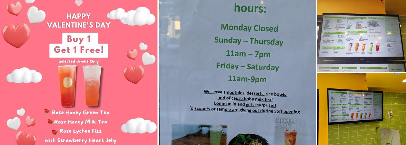 Mr. Green Bubble | Menlo Park Menu