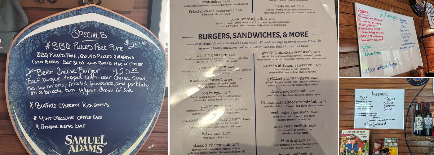 Three Robbers Pub Menu