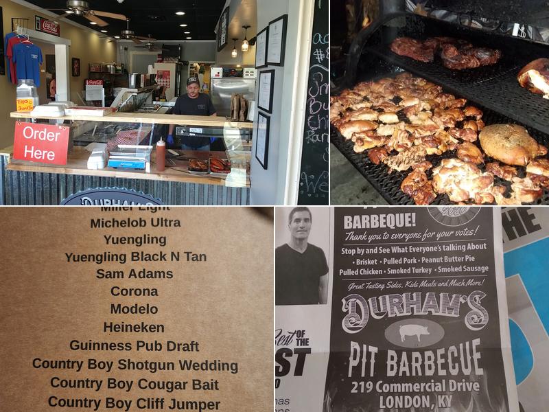 Durham’s Pit BBQ Menu