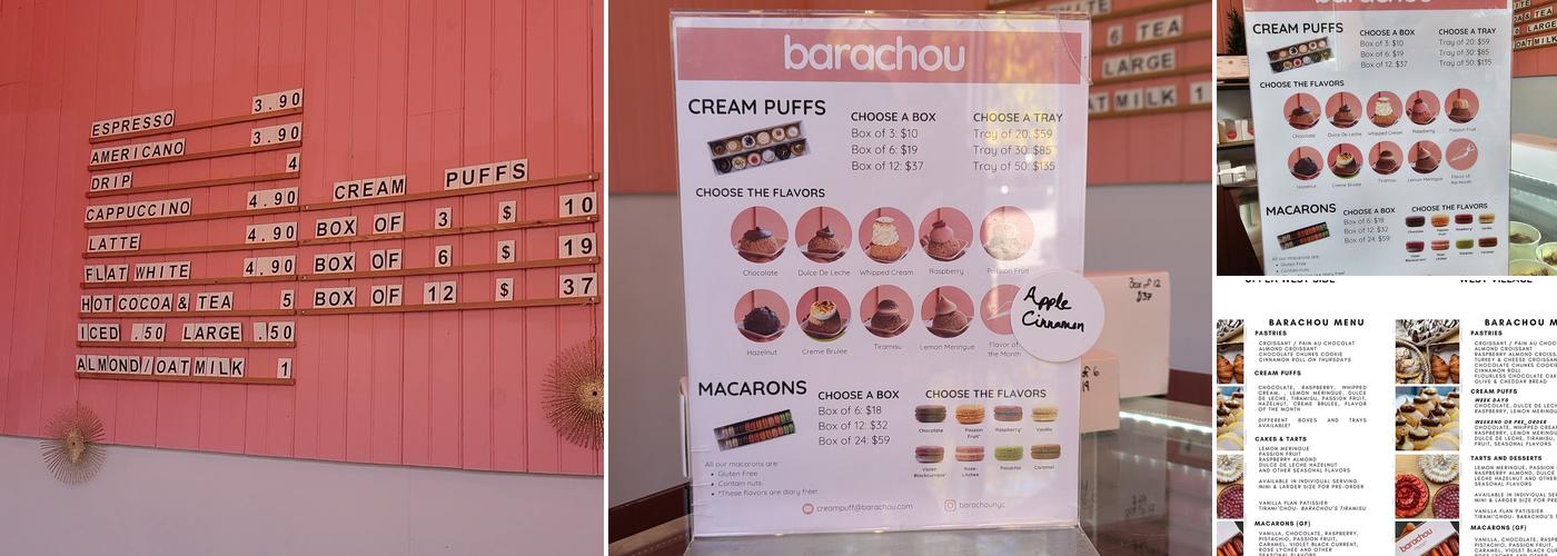 Barachou Upper West Side Menu