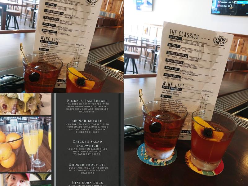 The Dew Drop Inn Menu