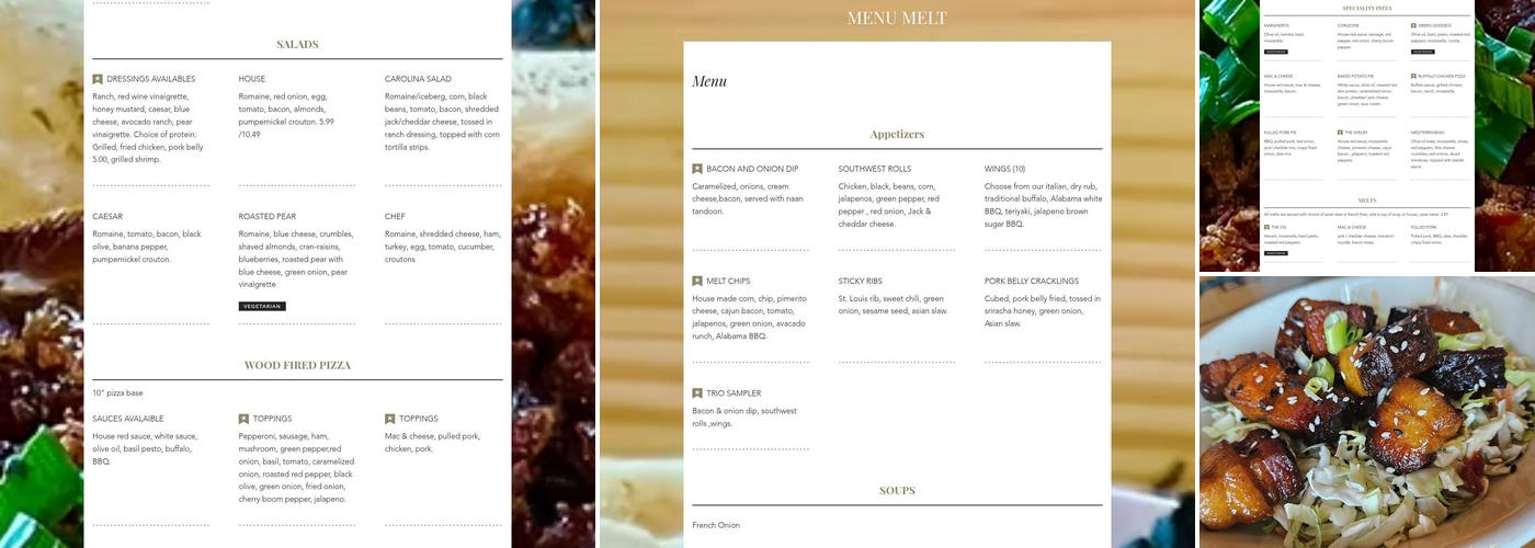 Melt Menu