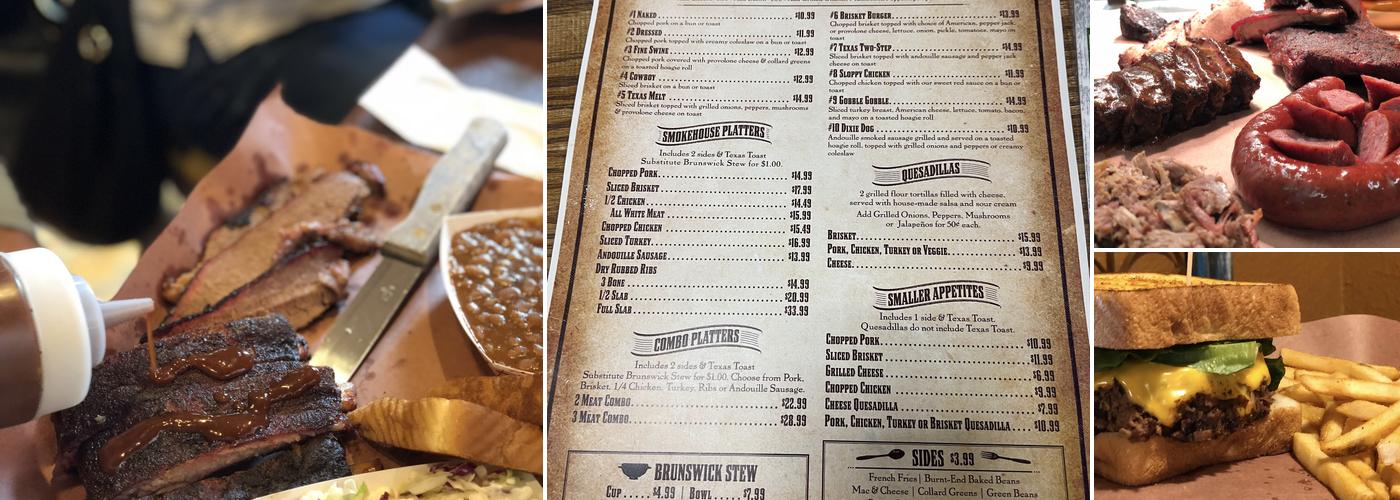 Haywood Smokehouse Menu
