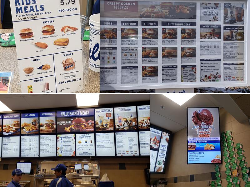 Culver’s Menu