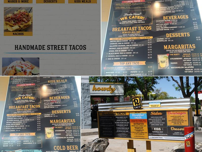 Rusty Taco Menu