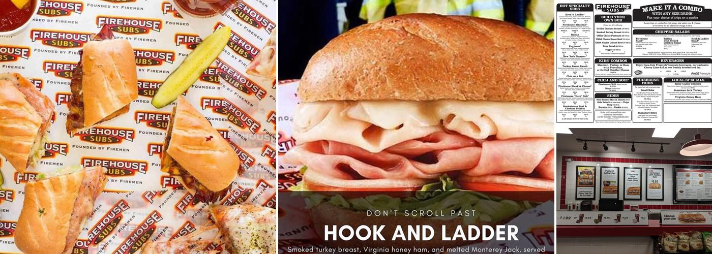 Firehouse Subs Willowbrook Menu