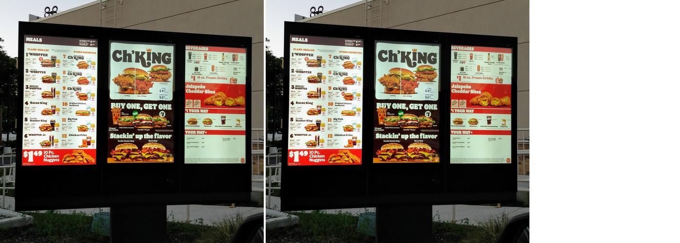 Burger King Menu