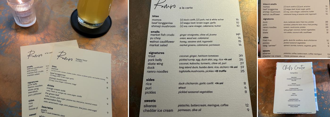 Ramro Menu