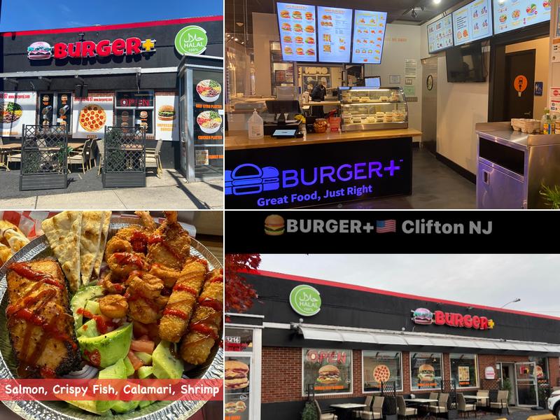 BURGER+ Clifton NJ 100% HALAL ( Old BurgerIM) 1216 Main Ave, Clifton