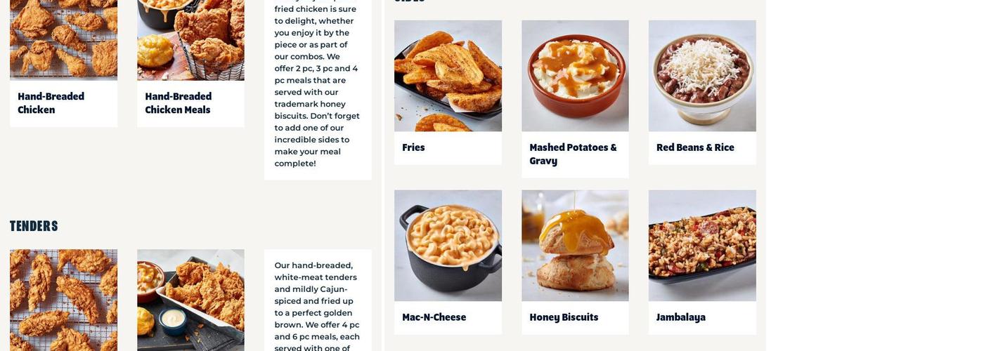 Krispy Krunchy Chicken and Deli Menu