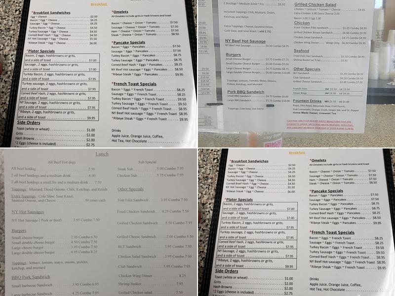 Lindy's Famous Hotdogs Menu