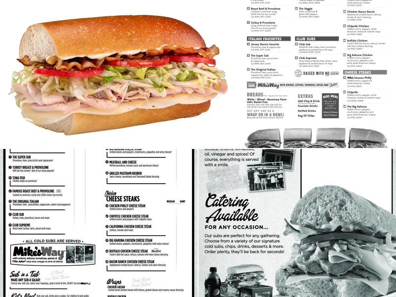 Jersey Mike's Subs Menu