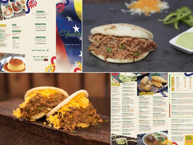 Cylantros Venezuelan Cuisine Menu