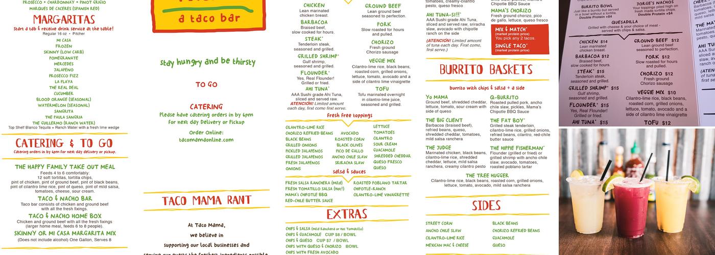 Taco Mama - Florence Menu
