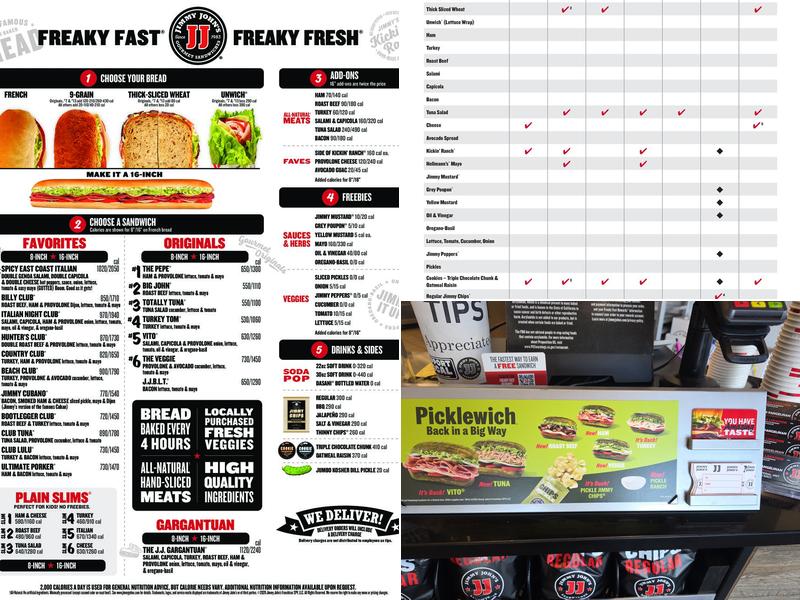 Jimmy John's Menu