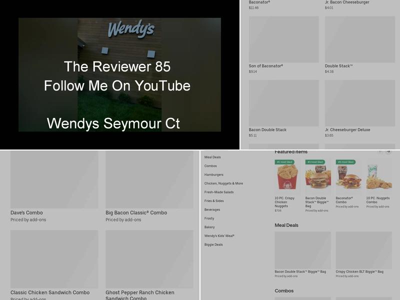 Wendy's Menu