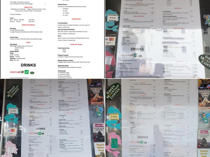 Little Mermaids Menu