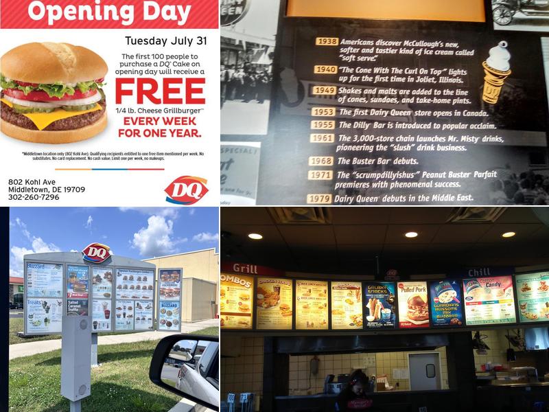 Dairy Queen Grill & Chill Menu