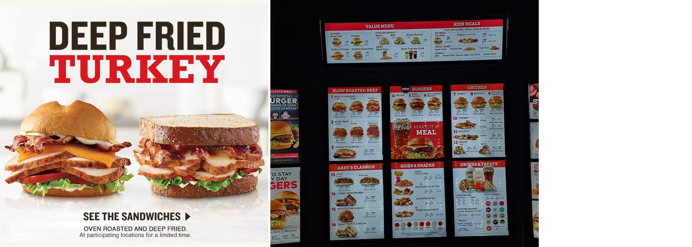 Arby's Menu