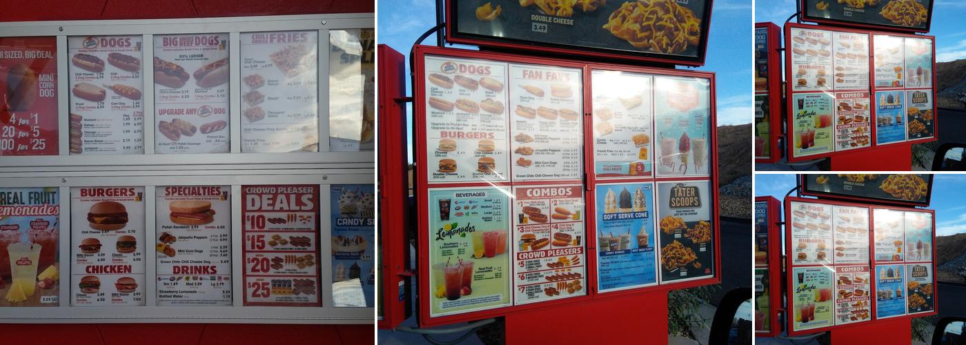 wienerschnitzel Menu