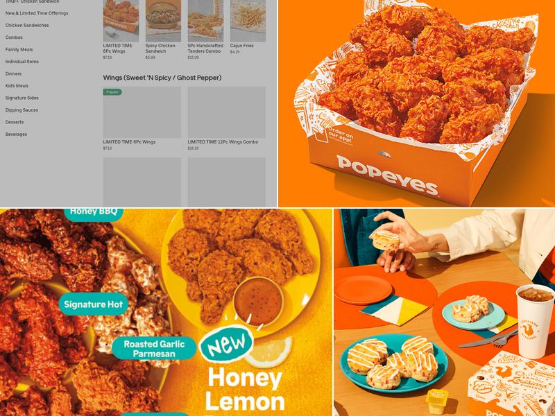 Popeyes Louisiana Kitchen Menu