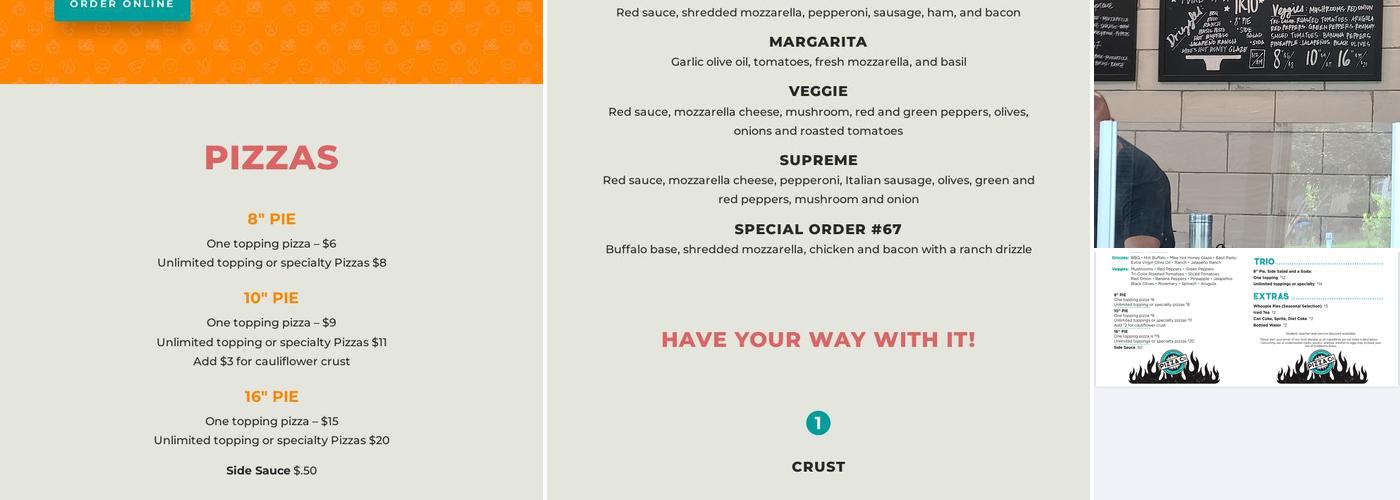 Pizza Co Menu