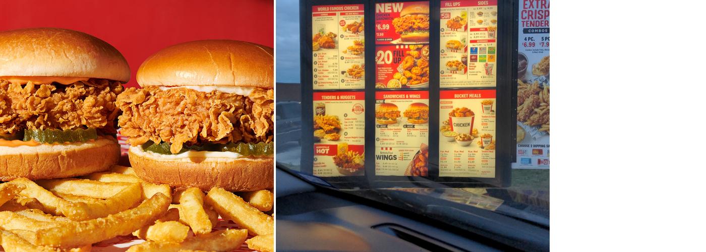 KFC Menu
