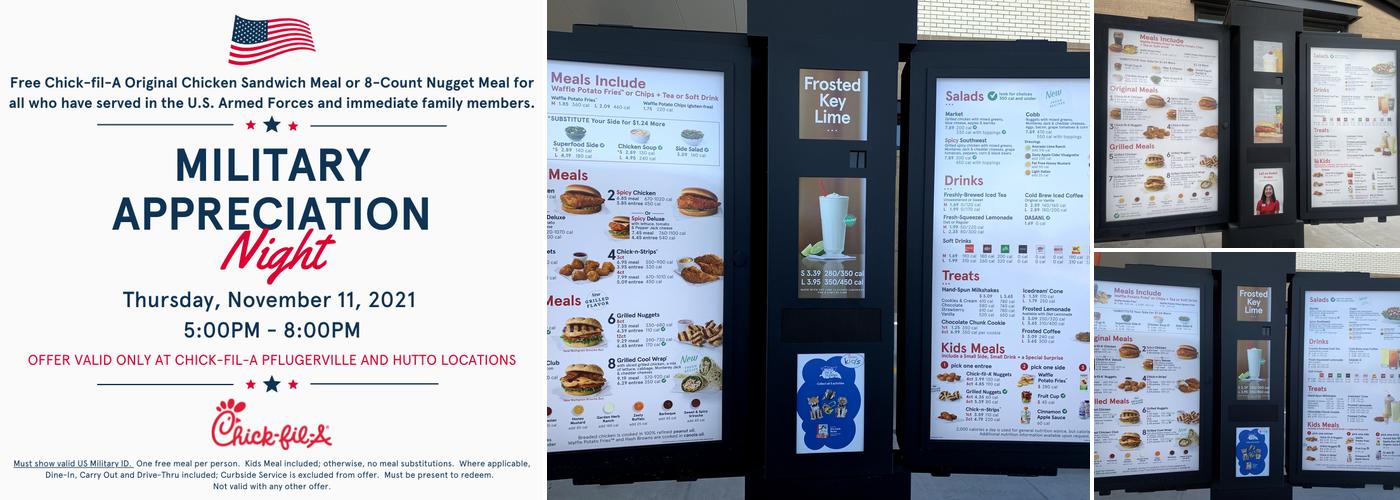 Chick-fil-A Menu